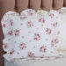 Farmhouse Floral Design Pillowcases with Lace Ruffles Colorful Flowers Print Frilled Pillow Covers Envelope Closure Cotton Fabric,YK-64T Pattern 3