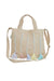 Colorful Tasseled and Braided Daily Canvas Tote Bag Shoulder and Handbag for Women,CK-37 Beige