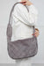 Fashionable Zippered Plush Shoulder Bag, Stylish and Comfortable Plush Fabric Women Bag, Soft Touch Lady Bag for Daily Use,CK-48 Grey