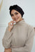 Velvet Bowtie Instant Turban Hijab Luxurious Velour Headwrap with Elegant Bow Detail, Comfortable & Fashionable Headwrap for Women,B-7K Black