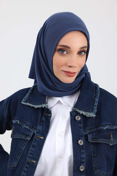 Stylish Ribbed Instant Turban Bonnet for Women, Stretchable Polyviscose Hijab Turban Bonnet, Easy Wear Instant Turban Bandana,B-45RB