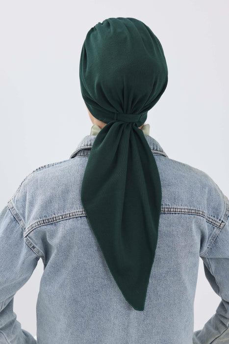 Women's Adjustable Ribbed Turban Bonnet with Long Tail, Instant Winter Turban Bonnet with Tie-Back Tail, Fashionable Women Hijab,B-49RB