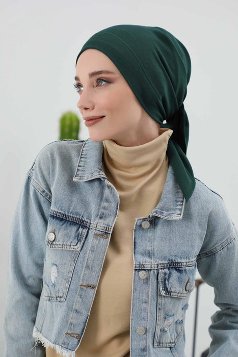 Stylish Ribbed Instant Turban Bonnet for Women, Stretchable Polyviscose Hijab Turban Bonnet, Easy Wear Instant Turban Bandana,B-45RB