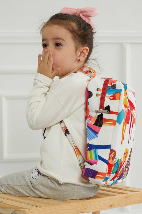 Preschool Backpack Kindergarten Little Kid Toddler School Backpacks for Boys and Girls Patterned Oversized Kid's Backpack 13'',CS-7B