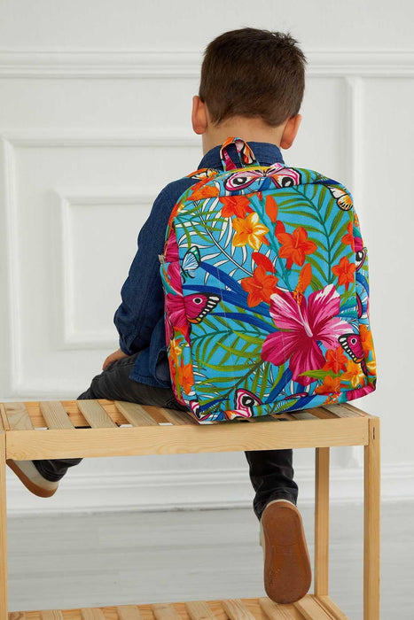 Preschool Backpack Kindergarten Little Kid Toddler School Backpacks for Boys and Girls Patterned Oversized Kid's Backpack 13'',CS-7B