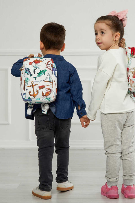 Vorschulrucksack Kindergarten Kleinkind Schulrucksäcke für Jungen und Mädchen Gemusterter übergroßer Kinderrucksack 12'',CS-7K