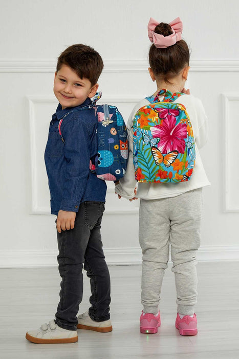 Vorschulrucksack Kindergarten Kleinkind Schulrucksäcke für Jungen und Mädchen Gemusterter übergroßer Kinderrucksack 12'',CS-7K