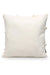 Decorative Fringed Knitted Throw Pillow Cover with Stylish Design, 18x18 Inches Handicraft Cross Trimmed Farmhouse Cushion Cover,K-205 Ivory