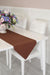 Knit Fabric Table Runner 12 x 36 inches (30 x 90 cm) Machine Washable Table Cloth for Home Kitchen Decorations Wedding,R-13 Light Brown