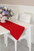 Knit Fabric Table Runner 12 x 36 inches (30 x 90 cm) Machine Washable Table Cloth for Home Kitchen Decorations Wedding,R-13 Red