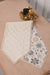 Christmas Table Runner with Lace Embroidery Table Cloth for Home Kitchen Decorations Wedding, Parties, BBQs, Everyday,R-38K Star Pattern 2 - Ivory