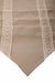 Cotton Blend Beige Table Runner with Vintage Lace Detail, 48x12 Inches Bohemian Natural Table Runner, Lace Table Linen for Home Dining,R-42O Beige