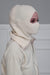 Instant Turban Fleece Lightweight Inner Bonnet Ninja Cap, Slip on Hijab, Balaclava Wind-Resistant Face Mask,TB-2P Ivory