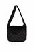 Plush and Zippered Shoulder Bag with Diamond Patterned Design, Large Casual Plush Women Shoulder Bag, Comfortable Casual Women Bag,C-41 Black