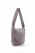 Plush and Zippered Shoulder Bag with Diamond Patterned Design, Large Casual Plush Women Shoulder Bag, Comfortable Casual Women Bag,C-41 Grey