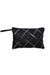 Fashionable Leather Handbag with Paillette Lines, Sequined Leather Handbag for Special Occasions, High Quality Leather Women Handbag,CE-22 Black