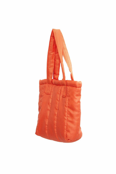 Sturdy and Stylish Handbag with Magnetic Closure, Strong Handmade Handbag made from Polyamide Fabric, Women's Tote Bag,CK-50 Orange