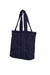 Sturdy and Stylish Handbag with Magnetic Closure, Strong Handmade Handbag made from Polyamide Fabric, Women's Tote Bag,CK-50 Navy Blue