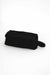 Teddy Fabric Handbag Toilet Bag Vanity Case Soft Daily Bag for Women,CM-2B Black