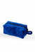 Velvet Zippered Makeup Bag with Handle, 10 x 4 Inches (25x10 cm.) Handmade Cosmetic Handbag, Elegant Soft Touch Makeup Bag for Women,CMB-7 Sax Blue