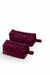 Velvet Zippered Makeup Bag with Handle, 10 x 4 Inches (25x10 cm.) Handmade Cosmetic Handbag, Elegant Soft Touch Makeup Bag for Women,CMB-7 Maroon