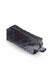 Velvet Zippered Makeup Bag with Handle, 10 x 4 Inches (25x10 cm.) Handmade Cosmetic Handbag, Elegant Soft Touch Makeup Bag for Women,CMB-7 Grey