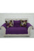 Pleated Reversible Knitted Polyester Decorative Sofa Shawl and Armrest Cover Set Furniture Protector Washable Couch Cover for Family,KTK-4 Purple