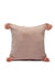 Boho Decorative Linen Texture Throw Pillow Case 18x18 Inches Modern Design Handicraft Farmhouse Cushion Cover for Living Room Decors,K-220 Powder - Ecru