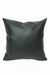 Boho Leather Solid Throw Pillow Cover, 18x18 Plain Handmade Cushion Cover for Cozy Homes, Modern Housewarming Gift for Friends,K-103 Black Snake Pattern