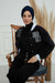 Chic Design Cotton Instant Turban Hijab for Women, Beautiful Pre-tied Turban Bonnet for Women, Trendy Fashionable Cancer Chemo Headwear,B-68 Navy Blue