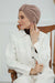 Chic Design Cotton Instant Turban Hijab for Women, Beautiful Pre-tied Turban Bonnet for Women, Trendy Fashionable Cancer Chemo Headwear,B-68 Mink