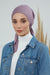 Chic Easy Wrap Hijab Cover for Women, Trendy Hijab for Stylish Look, Soft Comfortable Turban Head Covering, Chic Single Color Headscarf,B-45 Lilac