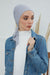 Chic Easy Wrap Hijab Cover for Women, Trendy Hijab for Stylish Look, Soft Comfortable Turban Head Covering, Chic Single Color Headscarf,B-45 Grey 2