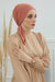 Chic Easy Wrap Hijab Cover for Women, Trendy Hijab for Stylish Look, Soft Comfortable Turban Head Covering, Chic Single Color Headscarf,B-45 Salmon
