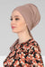 Chic Instant Turban Headscarf, Ready to Wear Instant Hijab, Easy Wrap & Trendy Turban Hijab Design, Stylish Chemo Cancer Cap for Women,B-49 Mink