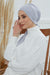 Chic Instant Turban Headscarf, Ready to Wear Instant Hijab, Easy Wrap & Trendy Turban Hijab Design, Stylish Chemo Cancer Cap for Women,B-49 Grey 2