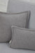Chic Teddy Square Throw Pillow Cover, 18x18 Inches Soft Touch Teddy Pillow Cover for Couch and Sofa, Trendy Throw Pillow Cover,K-309 Grey