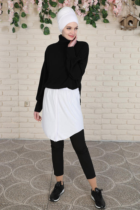 Concealer Skirt,ETK-1 White
