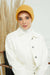 Cotton Visor Turban Head Cover, Visor Newsboy Hat for Women, 95% Cotton Plain Casual Hijab Bonnet Cap, Sun Protective Visor Chemo Cap,B-73 Mustard Yellow