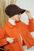 Cotton Visor Turban Head Cover, Visor Newsboy Hat for Women, 95% Cotton Plain Casual Hijab Bonnet Cap, Sun Protective Visor Chemo Cap,B-73 Brown