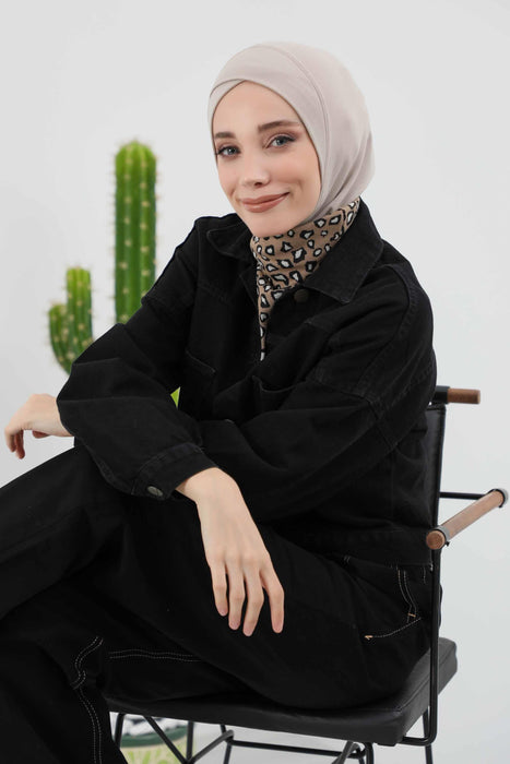 Turbanhaube innen mit Kreuzstich-Design für Damen, Turbanhaube innen in Einheitsgröße für Damen, schlichte gerippte Hijab-Turbanhaube für den Winter, TB-4RB