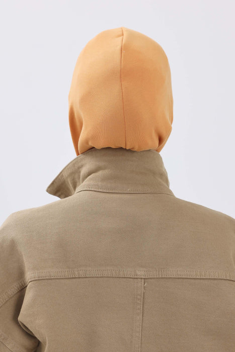 Turbanhaube innen mit Kreuzstich-Design für Damen, Turbanhaube innen in Einheitsgröße für Damen, schlichte gerippte Hijab-Turbanhaube für den Winter, TB-4RB