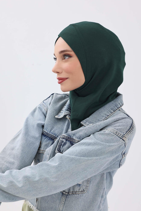 Turbanhaube innen mit Kreuzstich-Design für Damen, Turbanhaube innen in Einheitsgröße für Damen, schlichte gerippte Hijab-Turbanhaube für den Winter, TB-4RB