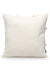 Decorative Fringed Knitted Throw Pillow Cover with Stylish Design, 18x18 Inches Handicraft Cross Trimmed Farmhouse Cushion Cover,K-205 Ivory