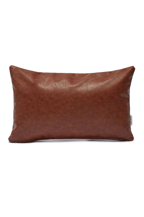 Decorative Modern Sewed Throw Pillow Cover 20x12 Inches Decorative Cushion Cover for Cozy Home Housewarming Gift,K-138 D. Brown