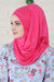 Easy to Wear Instant Turban Scarf for Women, Plain Color Turban Hijab Headwrap for Daily Use, Comfortable Modest Fashion Hijab Design,B-33 Fuchsia