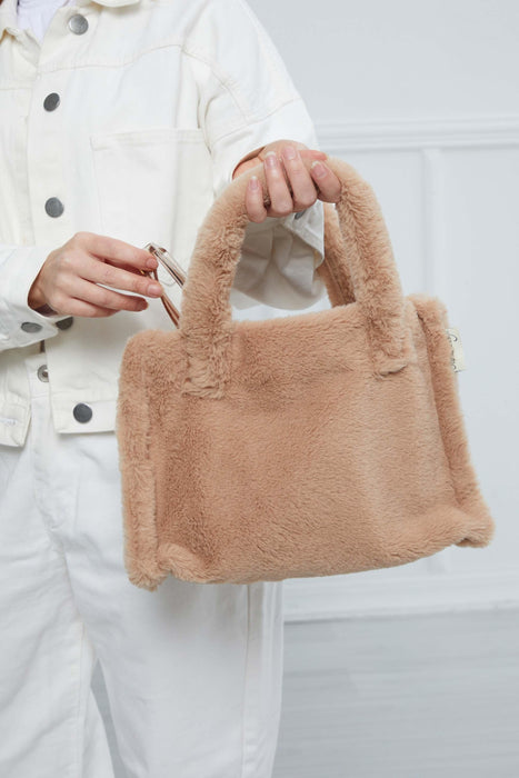 Faux Fur Plush Stylish Handbag for Women,CE-3 Default Title