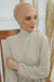 Flexible Instant Turban Bonnet Cap for Women, Plain Color High Quality Cotton Headwrap, Lightweight Cancer Chemo Headwear Turban Cover,B-34 Sand Brown