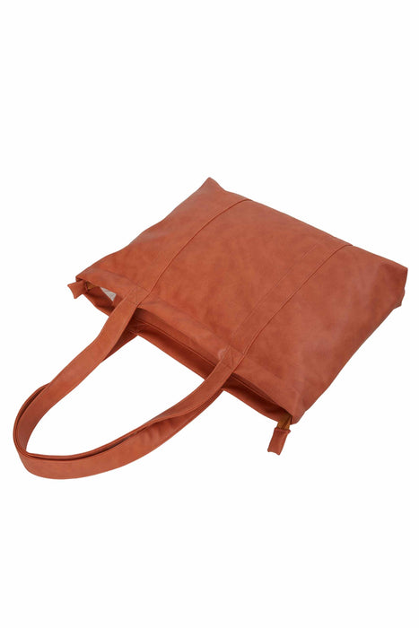High Quality Leather and Zippered Shoulder Bag, Large Leather Women Shoulder Bag, Comfortable and Fashionable Large Women Shoulder Bag,CK-43 Salmon