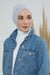 Inner Bonnet Instant Turban %95 Cotton Head Scarf Lightweight Headwear Ninja Cap, Slip on Hijab,TB-4 Grey 2